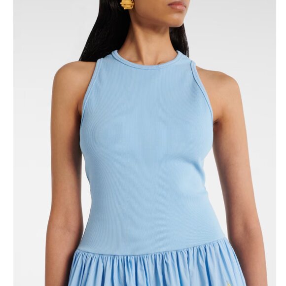 Alemais Anouk Sky Blue Mid-Length Dress - Picture 2 of 16